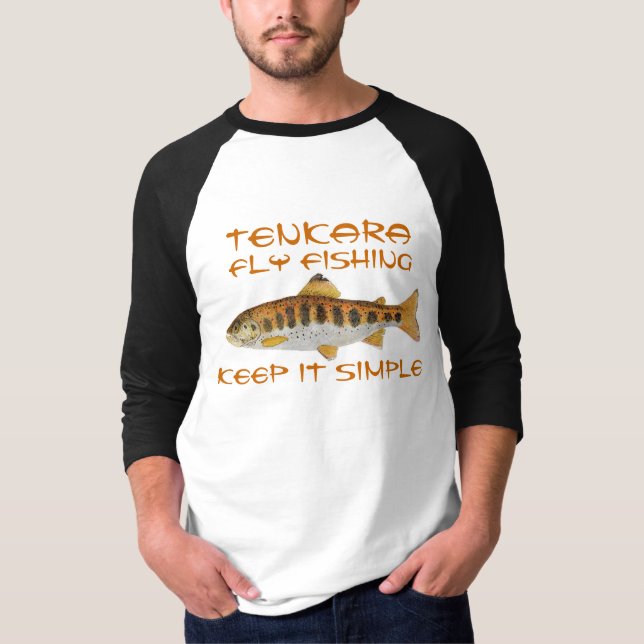 Tenkara Fliegen-Fischen T-Shirt (Vorderseite)
