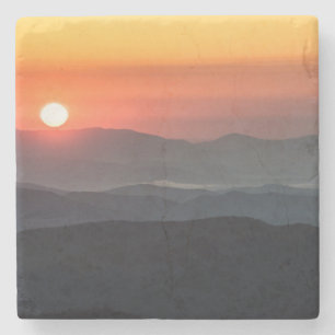 Tennant Mt, Gebiet Graveyard Fields, Sonnenaufgang Steinuntersetzer