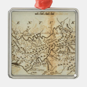 Tennassee kürzlich das südwestliche Gebiet Silbernes Ornament