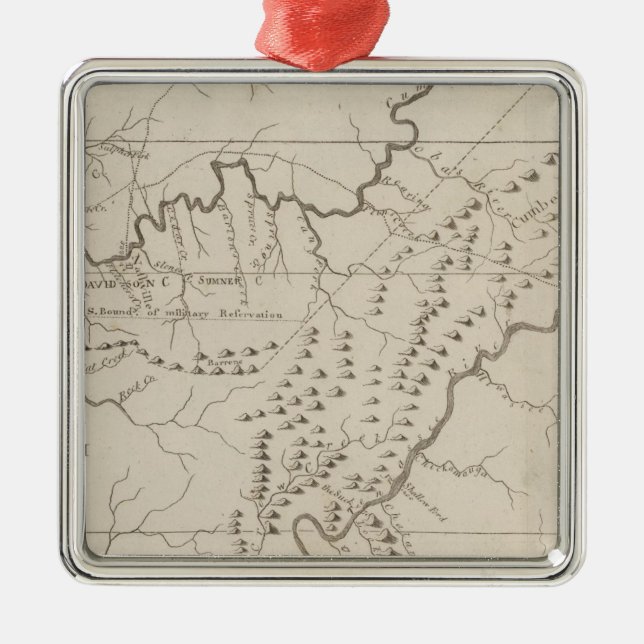 Tennassee Ornament Aus Metall (Vorne)