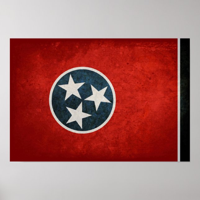 Tennessean-Flagge; Poster (Vorne)