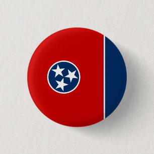 Tennesseanfahne, Flagge von Tennessee Button