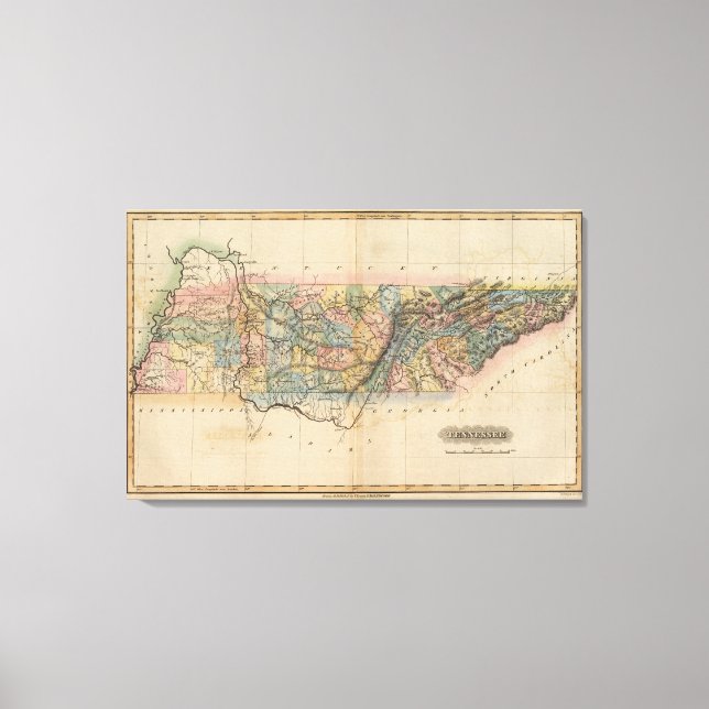 Tennessee 4 leinwanddruck (Vorderseite)