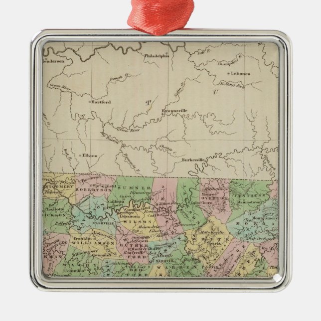 Tennessee 4 ornament aus metall (Vorne)