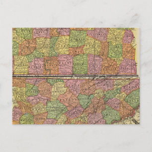 Tennessee 5 postkarte