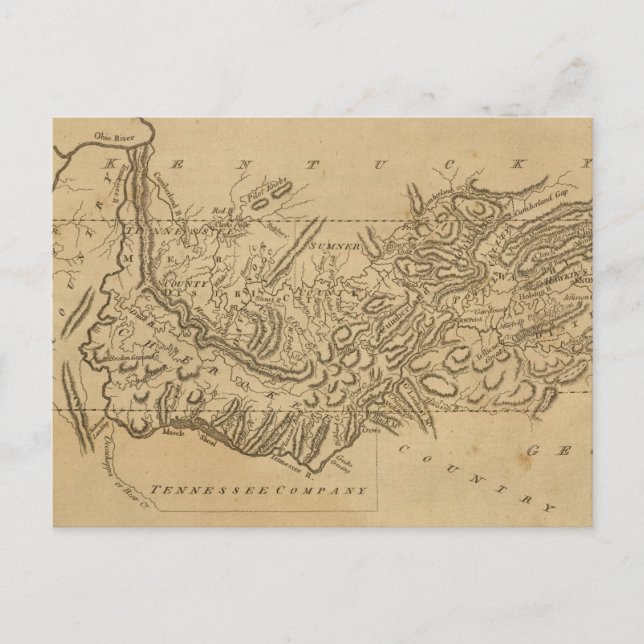 Tennessee 6 postkarte (Vorderseite)