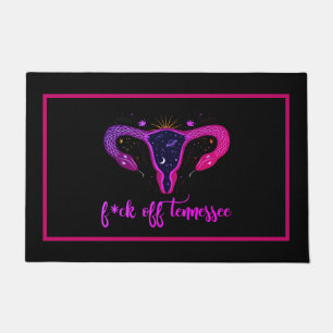 Tennessee Abortion Ban Celestial Uterus Protest Fußmatte