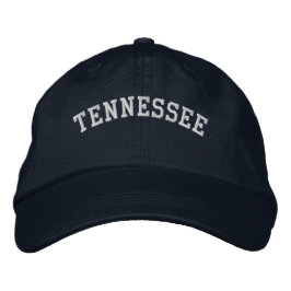 Tennessee bestickte verstellbare Cap Navy Blue Kappe