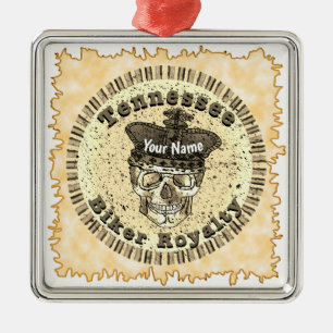 Tennessee Biker  Ornament Aus Metall