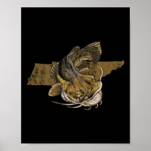Tennessee Catfish Fisch Fisch Poster