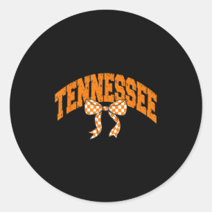 Tennessee Coquette Bow Girls Kinder Runder Aufkleber