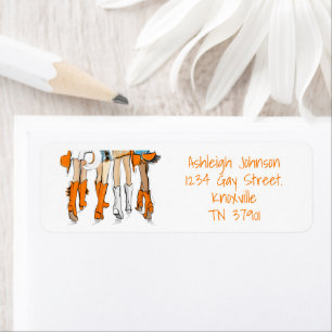 Tennessee Damen Cowboy Stiefel Orange Mode Name