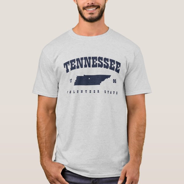 Tennessee -- Der freiwillige Staat T-Shirt (Vorderseite)