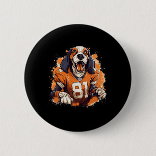 Tennessee Dog Sport Liebe Tennessee Drei Sterne Button
