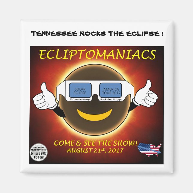 TENNESSEE ECLIPSE MAGNET (Vorne)