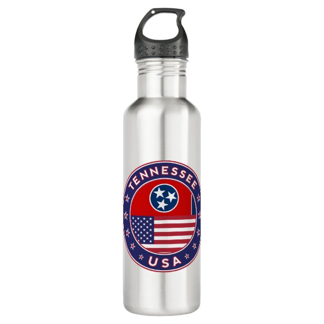 Tennessee Edelstahlflasche (Vorderseite)