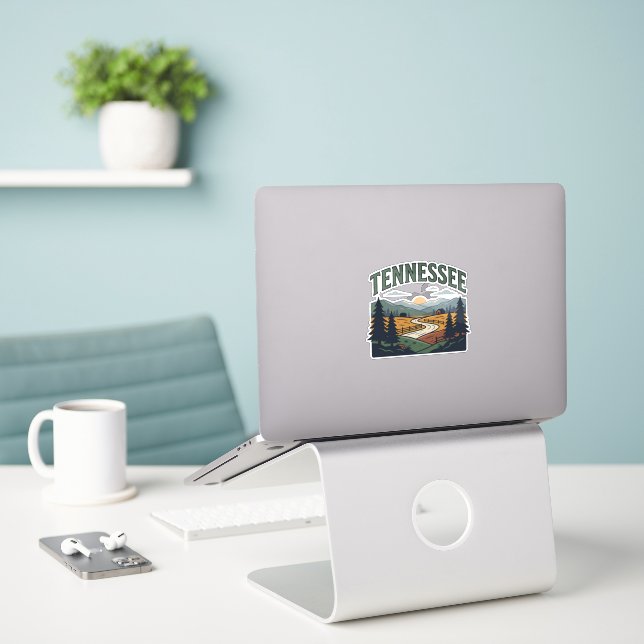 Tennessee-Erbe Aufkleber (Laptop auf Schreibtisch)