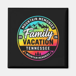 Tennessee-Familienurlaub-Straßenreise 2026 Berg Magnet