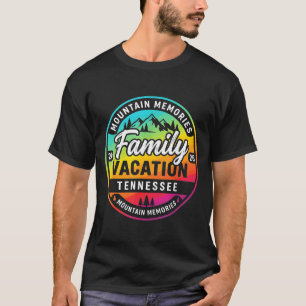 Tennessee Familienurlaub-Straßenreise 2026 Berg T-Shirt