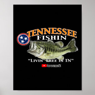 Tennessee Fishin Byb Hog Slab Angeln  Poster