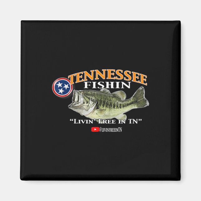 Tennessee Fishin Byb Hog Slab Fischen Magnet (Vorne)