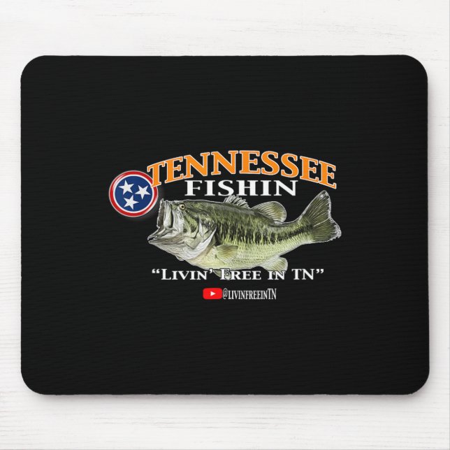 Tennessee Fishin Byb Hog Slab Fischen Mousepad (Vorne)