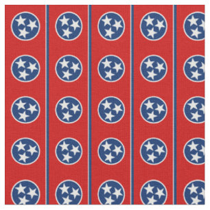 Tennessee Flag & America Staat Fabric/USA mode Stoff