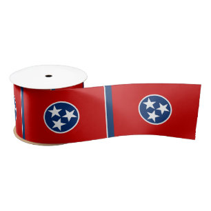 Tennessee Flag & America Staaten USA - Reise/Sport Satinband