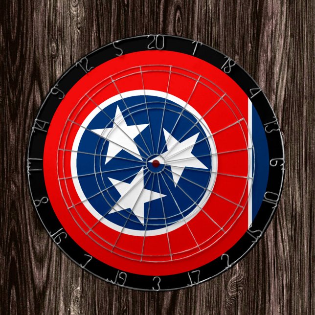 Tennessee Flag Dartboard & Tennessee / Spielbrett Dartscheibe (Von Creator hochgeladen)
