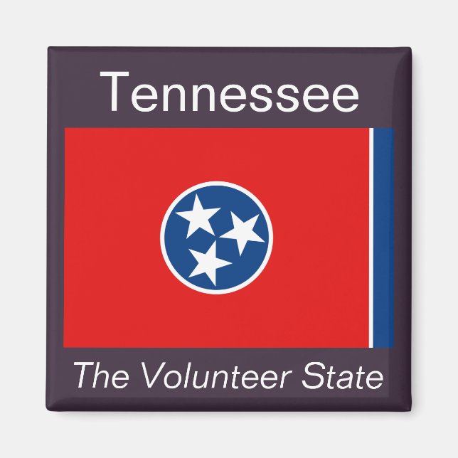 Tennessee Flag Magnet (Vorne)