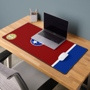 Tennessee Flag-Siegel Schreibtischunterlage