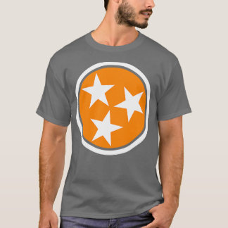 Tennessee Flag Stars Big Orange T-Shirt