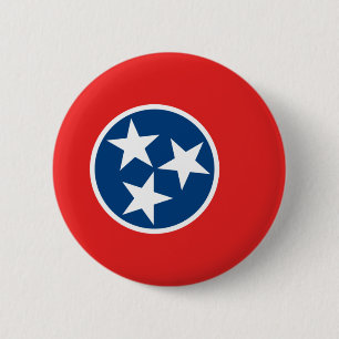 Tennessee-Flagge Button