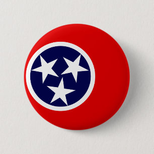 TENNESSEE-FLAGGE BUTTON