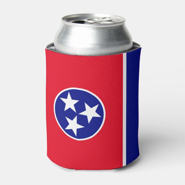 Tennessee-Flagge Dosenkühler (Kanne Vorderseite)