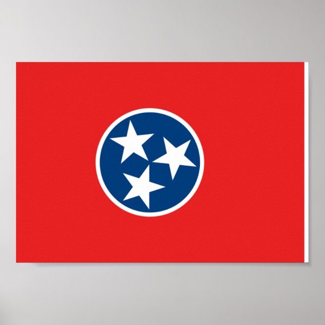 Tennessee-Flagge Poster (Vorne)