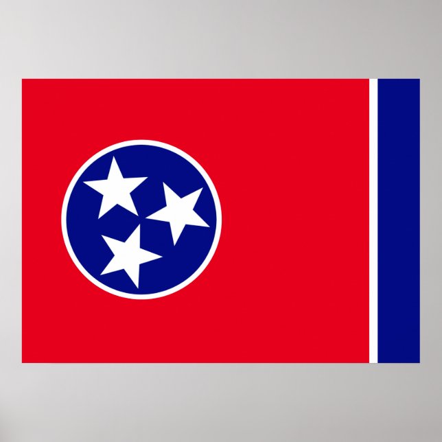 Tennessee-Flagge Poster (Vorne)