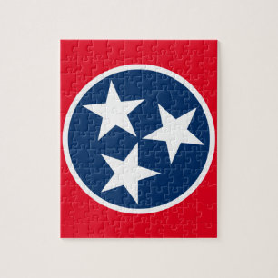 Tennessee-Flagge Puzzle