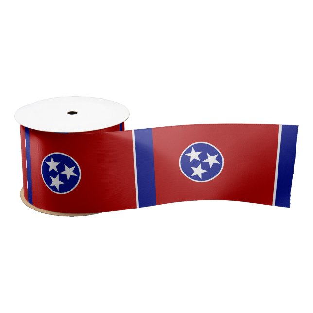 Tennessee-Flagge Satinband (Spule)