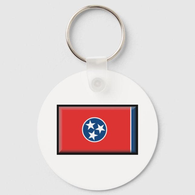 Tennessee-Flagge Schlüsselanhänger (Vorderseite)