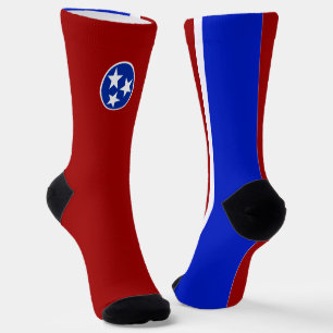 Tennessee-Flagge Socken