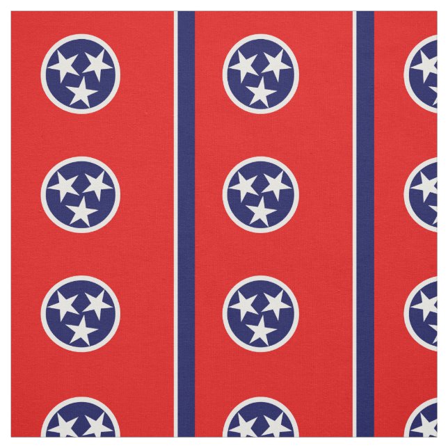TENNESSEE-Flagge Stoff (Muster)