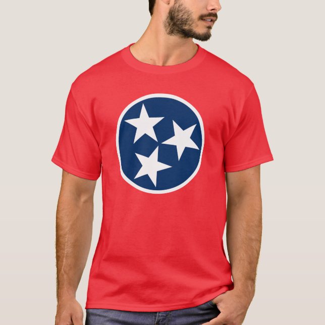 Tennessee-Flagge T-Shirt (Vorderseite)