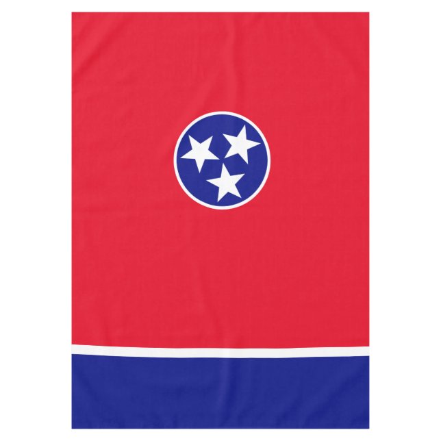 Tennessee-Flagge Tischdecke (Vorderseite)
