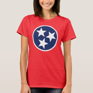 Tennessee-Flaggen-Emblem T-Shirt