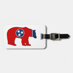 Tennessee-Flaggenträger Gepäckanhänger