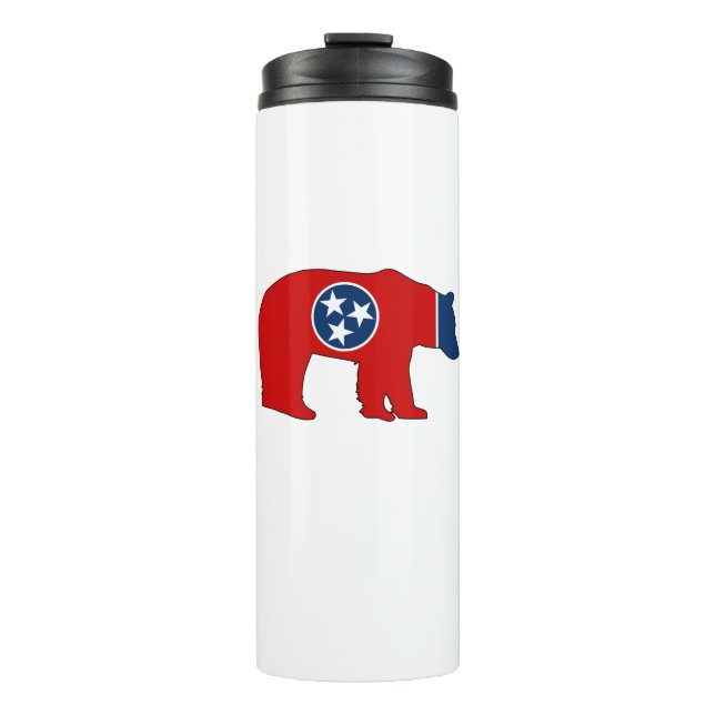 Tennessee-Flaggenträger Thermosbecher (Vorderseite)