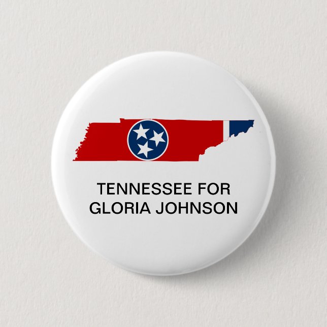 TENNESSEE für Gloria Johnson Senat BUTTON (Vorderseite)