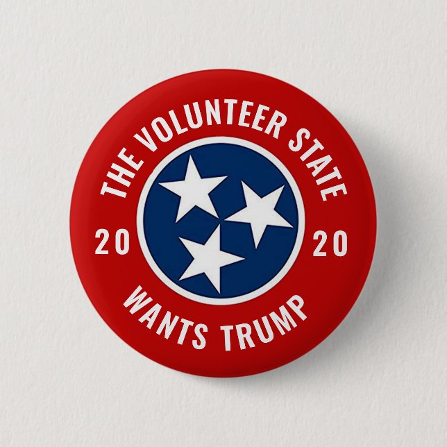 Tennessee für Trump Button (Vorderseite)