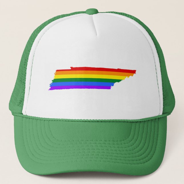 Tennessee Gay Pride Truckerkappe (Vorderseite)
